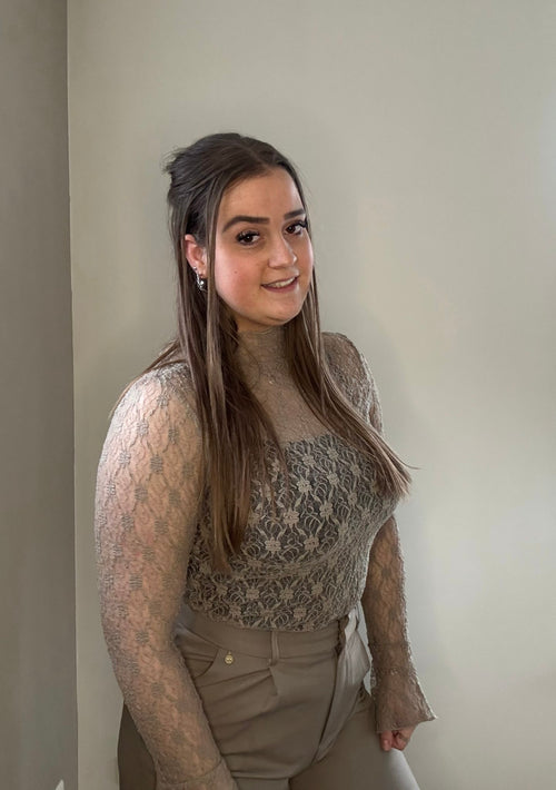 Ambika Kanten Top - Taupe