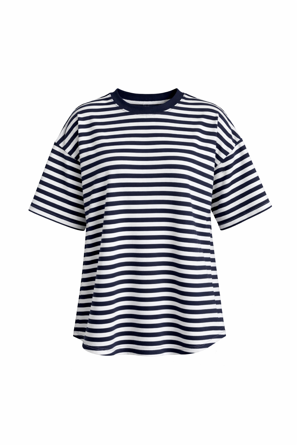 Mila Striped T-Shirt - Blauw/Wit