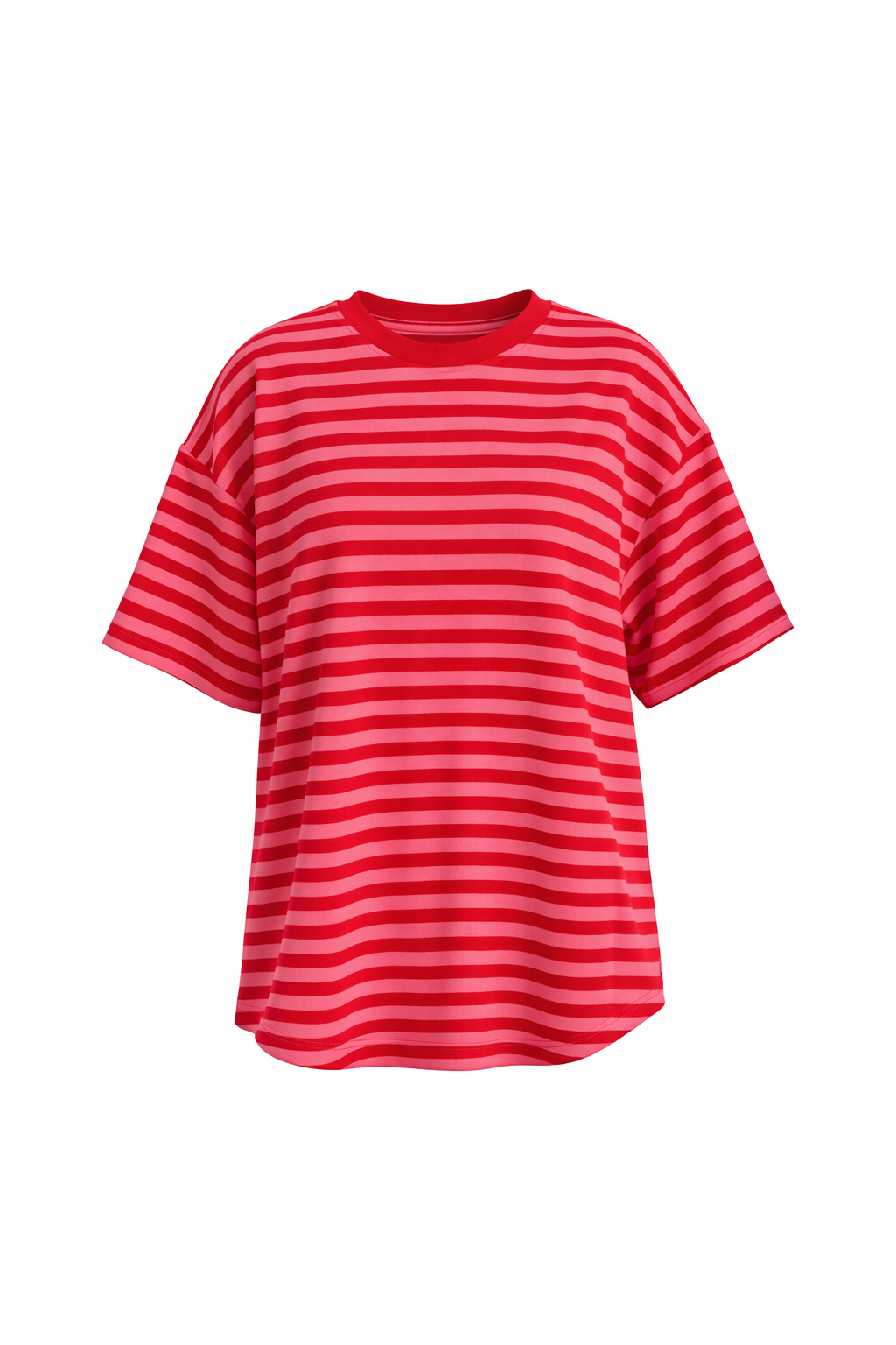Mila Striped T-Shirt - Rood/Roze