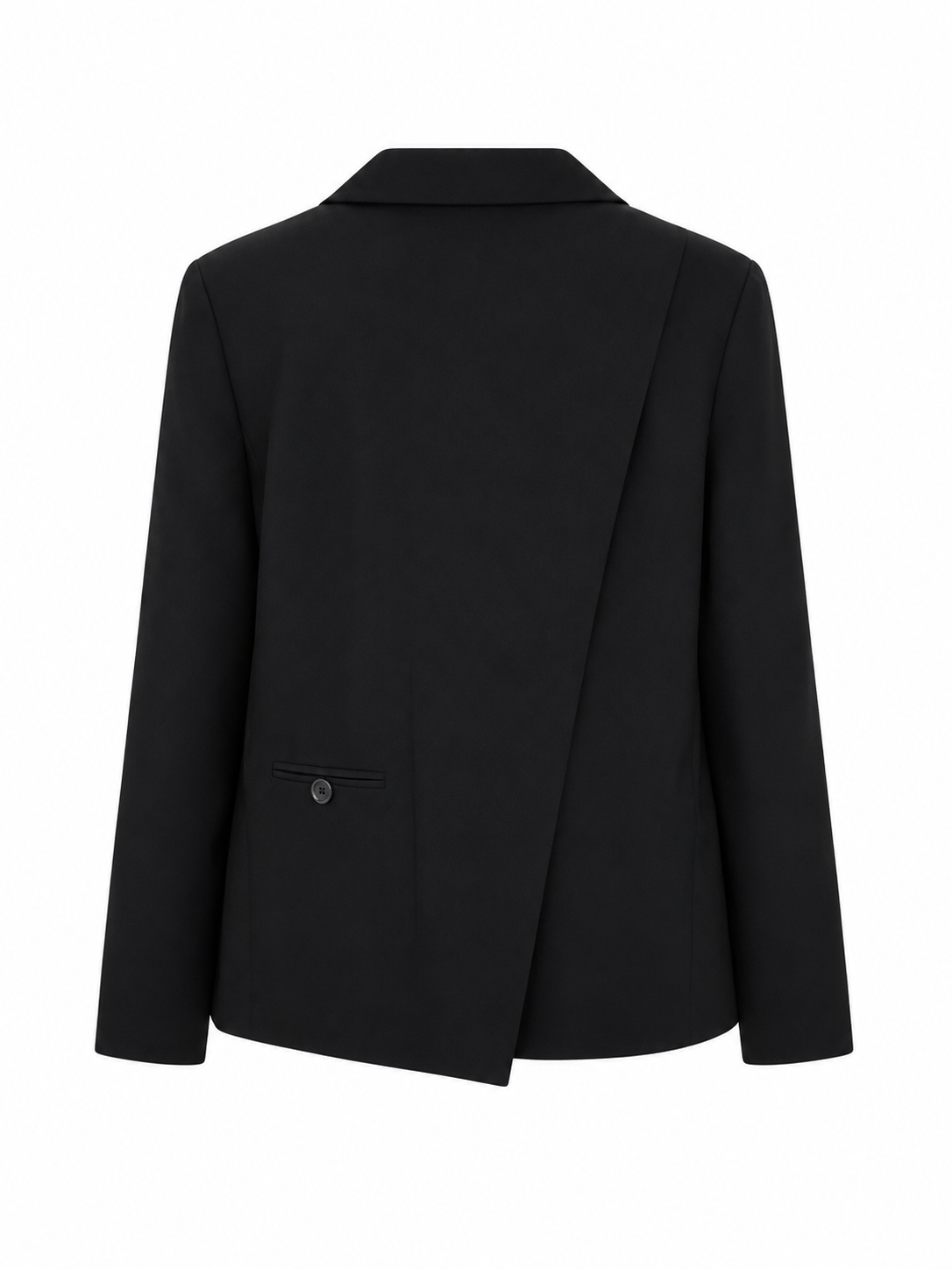 Oversized Split Blazer - Zwart