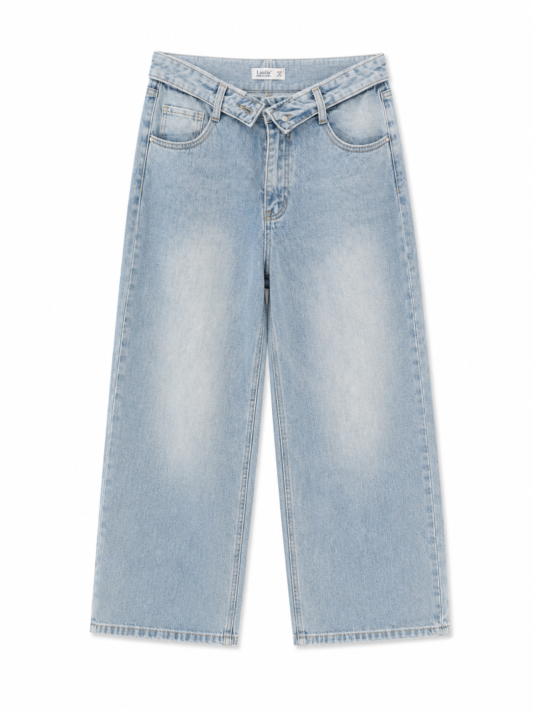 Laulia Fold Over Jeans- T6062-2